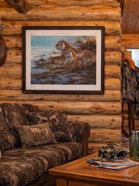 Robert Bateman Siberian Clearing 2015 Show Of Hearts Tiger Art Print Poster 23"